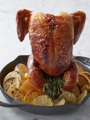 Staub Cast-iron Vertical Chicken Roasting Pan