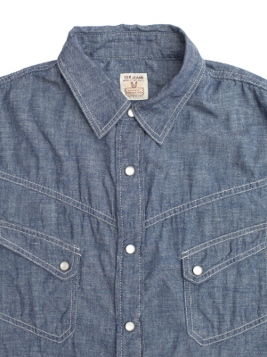 Ranchman Shirt - Chambray - Blue