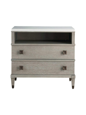 Alchemy Living Replay Two Drawer Nightstand - Gray