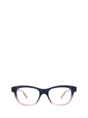 Gucci Eyewear Rectangle Framed Glasses