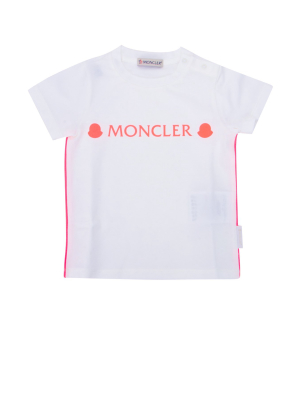 Moncler Enfant Logo Printed T-shirt