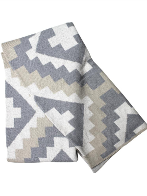 Happy Habitat Kilim Throw - Neutral