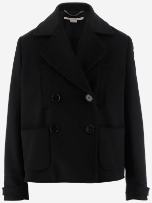 Stella Mccartney Double-breasted	notched Lapel Jacket