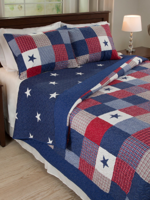 Caroline Plaid Quilt Set - Yorkshire Home