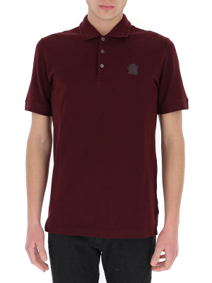 Dolce & Gabbana Monogram Patch Polo Shirt