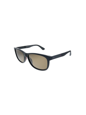 Tommy Hilfiger Th 1520/s 003 Unisex Square Sunglasses Matte Black 57mm