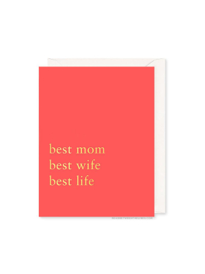 Best Life Card By Rbtl®
