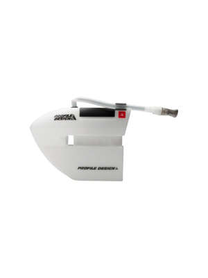 Profile Design Fc35 Drink System: White, Bike Aerobar Mount With Storage Box