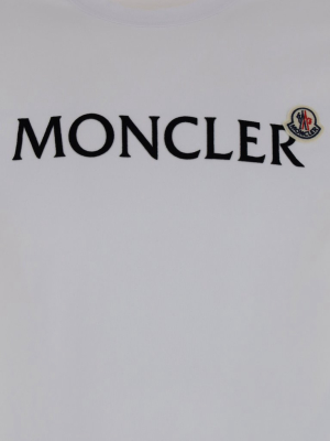 Moncler Logo Printed Crewneck T-shirt