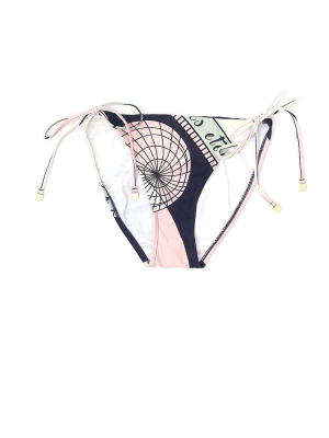 Tory Burch Printed String Bikini Bottoms