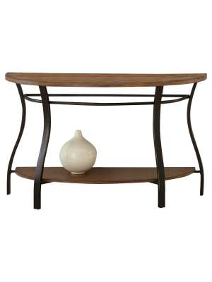 Denise Sofa Table Oak - Steve Silver