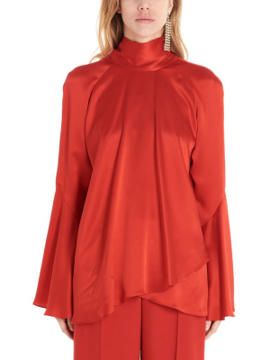 Alberta Ferretti Pussy Bow Blouse