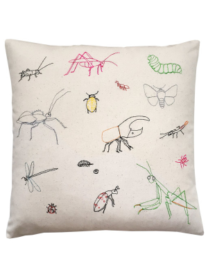 Bugs Of The World Pillow