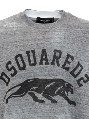 Dsquared2 Logo Printed Layered Sweatshirt