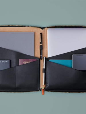 The Director Folio Leather Tech Case