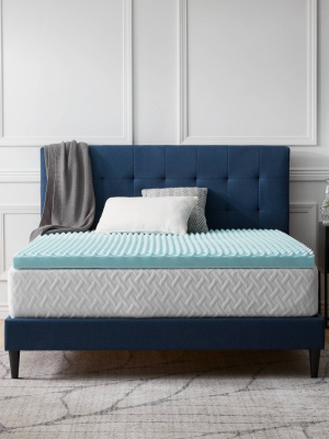 Comfort Collection 3" Gel Swirl Mattress Topper - Lucid