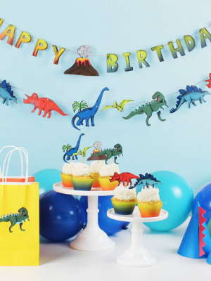 Dinosaur Garland - Dinosaur Party Decorations