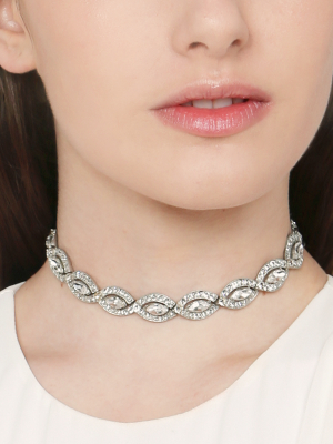 Crystal Deco Choker Necklace