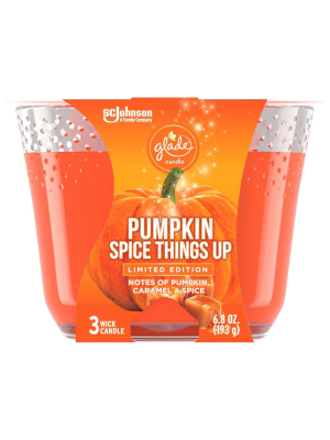 Glade 3-wick Candle Pumpkin Spice Things Up - 6.8oz