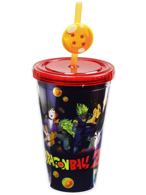 Just Funky Dragon Ball Z 18oz Carnival Cup With Straw