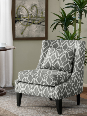 Miri Swoop Armchair Gray