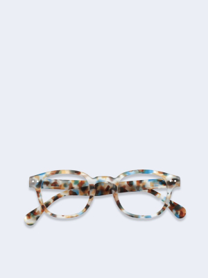 Reading Glasses #c Blue Tortoise Soft