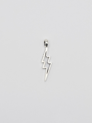 Shazam Cutout Pendant, Sterling