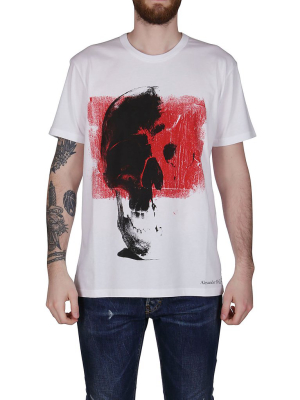 Alexander Mcqueen Skull Printed T-shirt