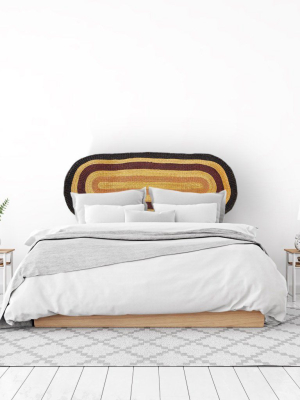 Earthy Tanga Queen Headboard