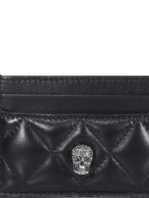 Alexander Mcqueen Skull Quilted Cardholder