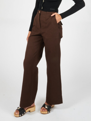 Dark Brown Workshop Pant