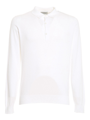 John Smedley Bradwell Long-sleeve Polo Shirt