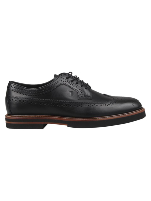 Tod's Contrast Sole Lace-up Shoes