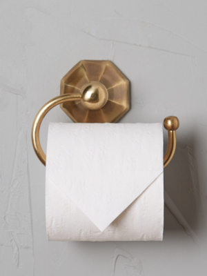 Brass Circlet Toilet Paper Holder