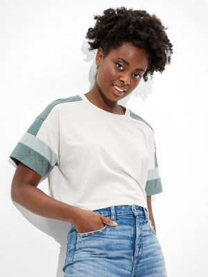 Ae Cropped Crew Neck T-shirt