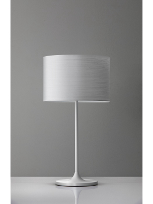 22.5" Oslo Collection Table Lamp White - Adesso