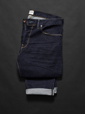 Straight Fit Stretch Jean In Indigo Rinse