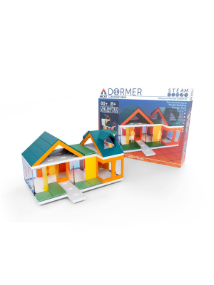 Mini Dormer Colors 2.0, Kids Architect Scale House Model Building Kit By Arckit