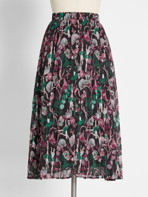 You're The Swan That I Want Midi Skirt