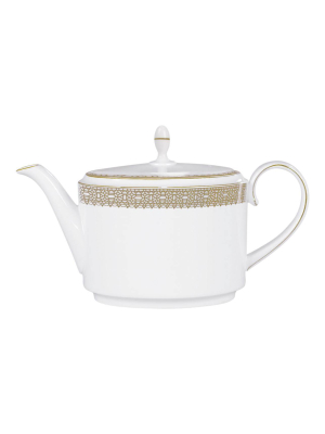 Vera Lace Gold Teapot