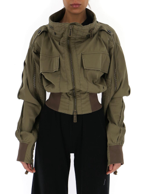 Dsquared2 Cropped Panelled Jacket