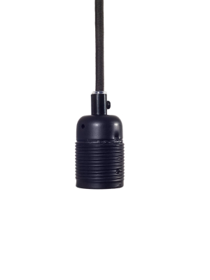 E27 Pendant Matte Black