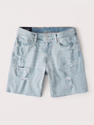 Relaxed Denim Shorts