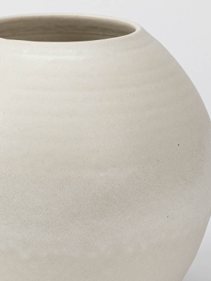 Orb Wide Mouth Vase