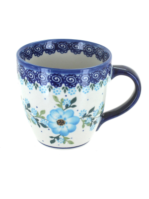 Blue Rose Polish Pottery Daphne Mug