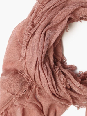 Ash Rose Cashmere And Silk Scarf