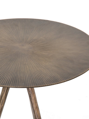 Sunburst End Table In Various Colors