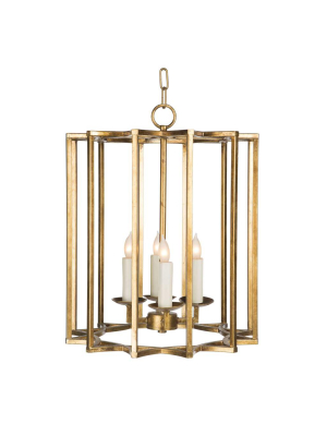 Chan Geo Colllection Look # 2 Small Chandelier Gold