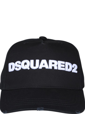 Dsquared2 Logo Embroidered Baseball Cap