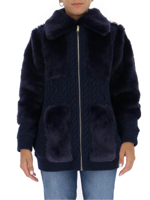 Stella Mccartney Fur Free Fur Knit Jacket